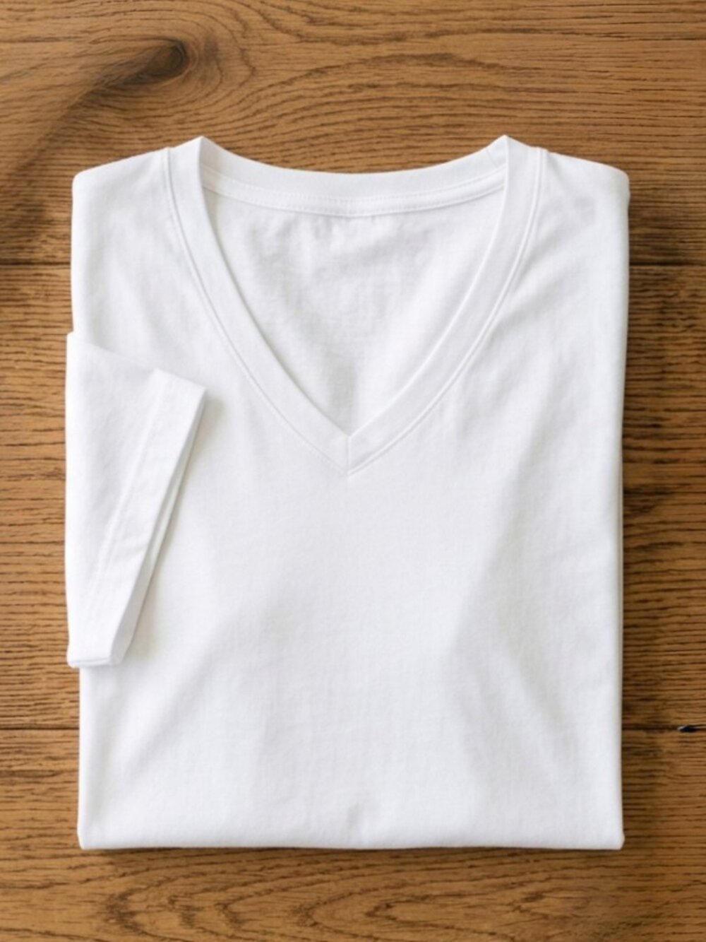 Studio 33 Women’s Plain White V-Neck Short Sleeve Basic Casual T-Shirt S-XL